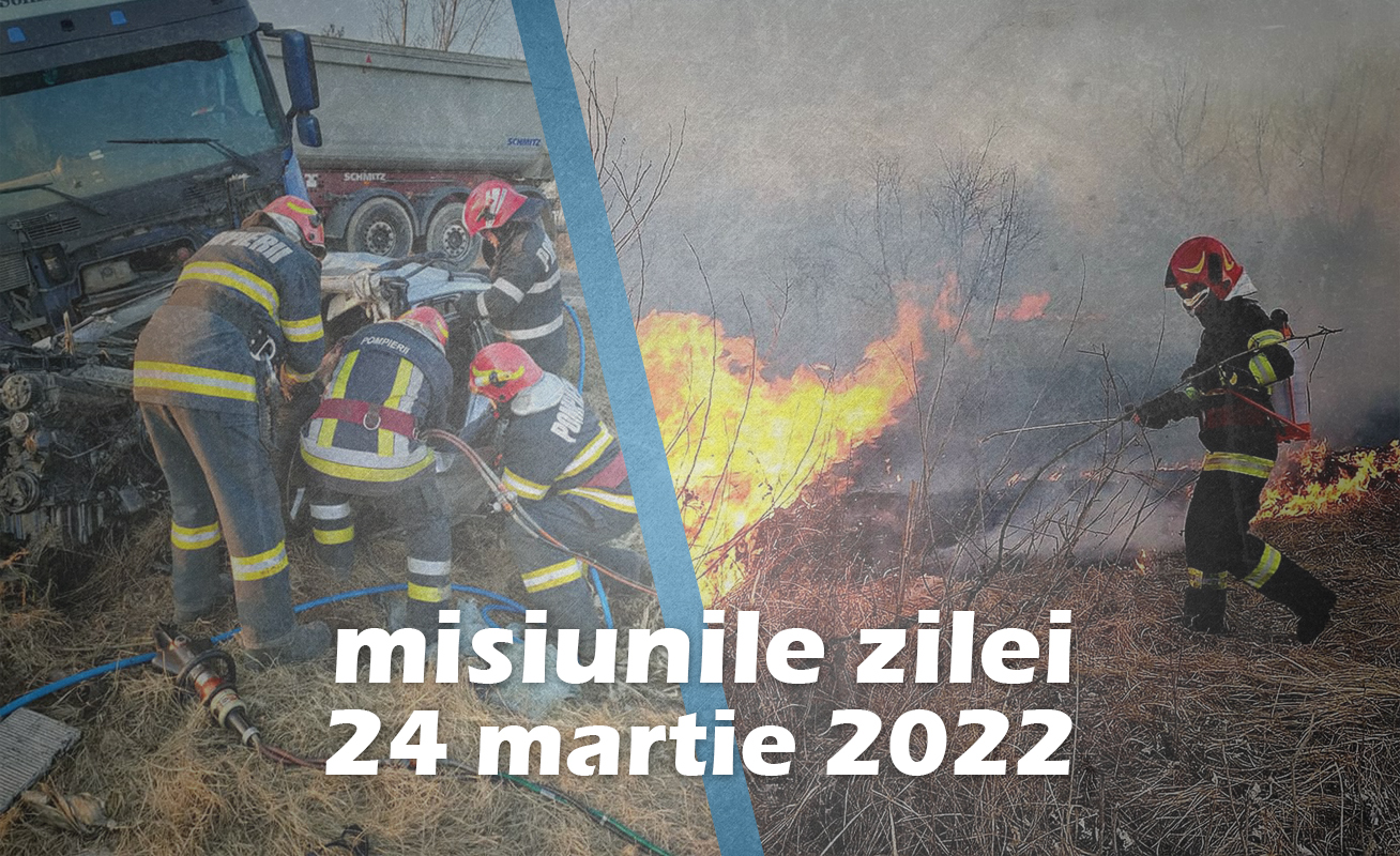Peste 2.200 de misiuni desfășurate de salvatori, în ultimele 24 de ore