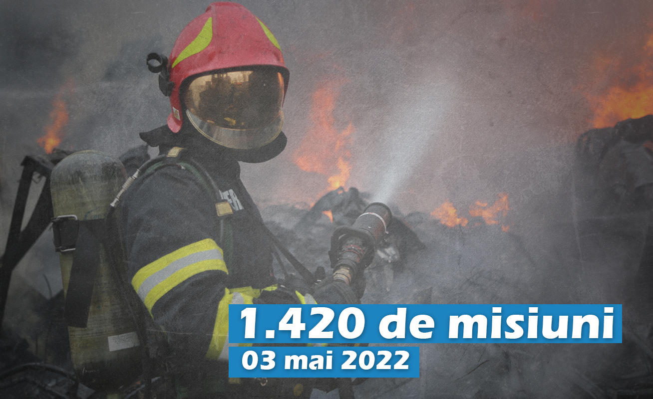 Peste 1.400 de misiuni desfășurate de salvatori, în ultimele 24 de ore 