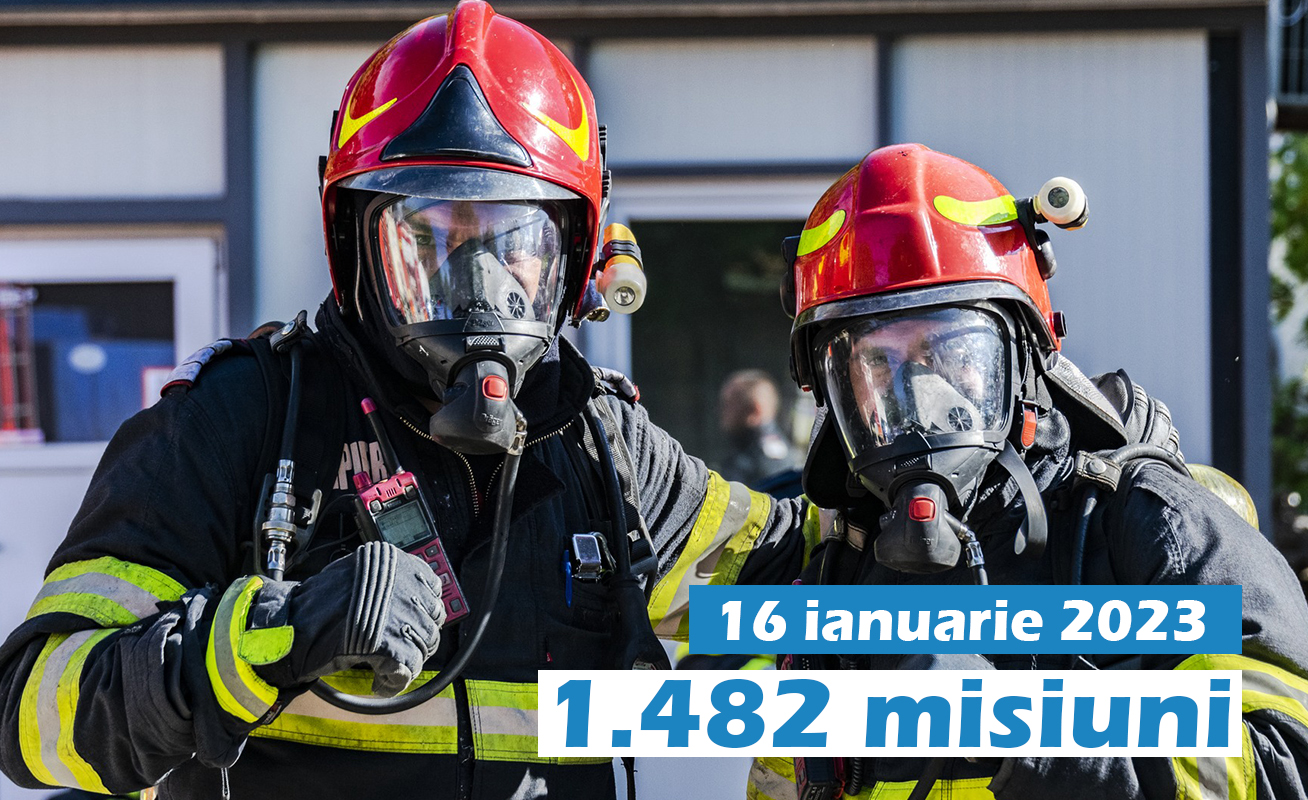 Prima zi din săptămână, plină pentru pompierii din întreaga țară