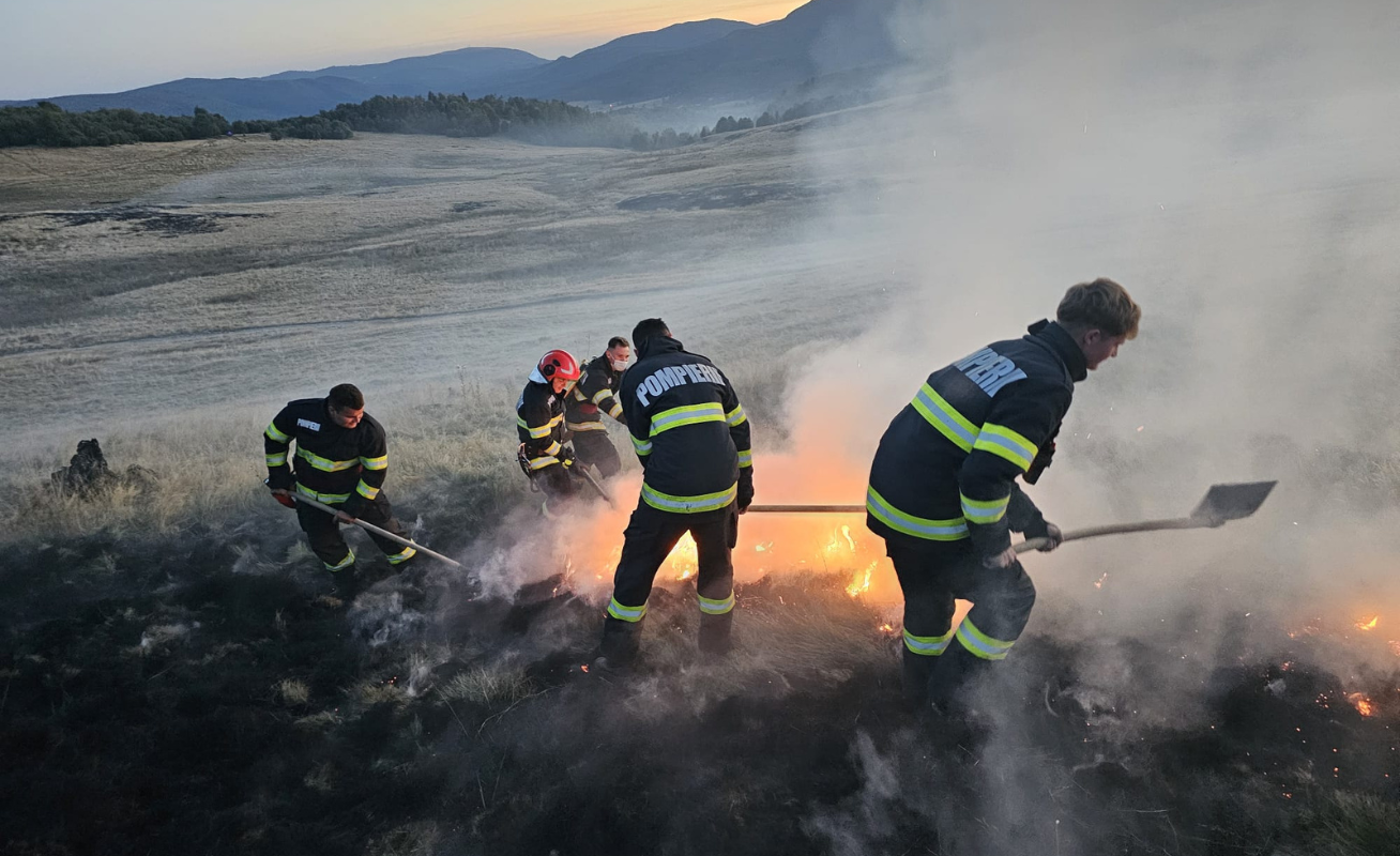 Peste 3.700 ha de teren afectate de arderile necontrolate