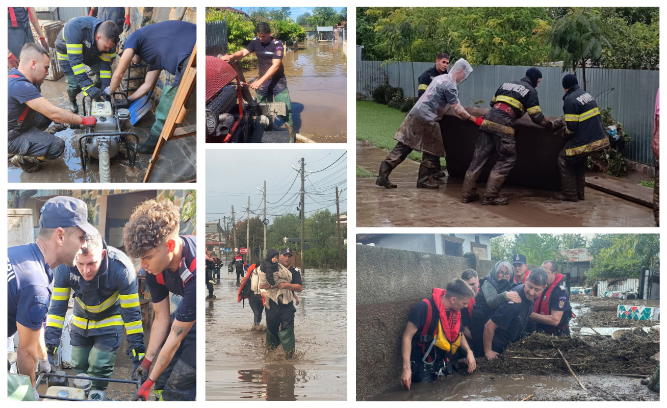 21 localități din 4 județe afectate de fenomenele hidrometeorologice