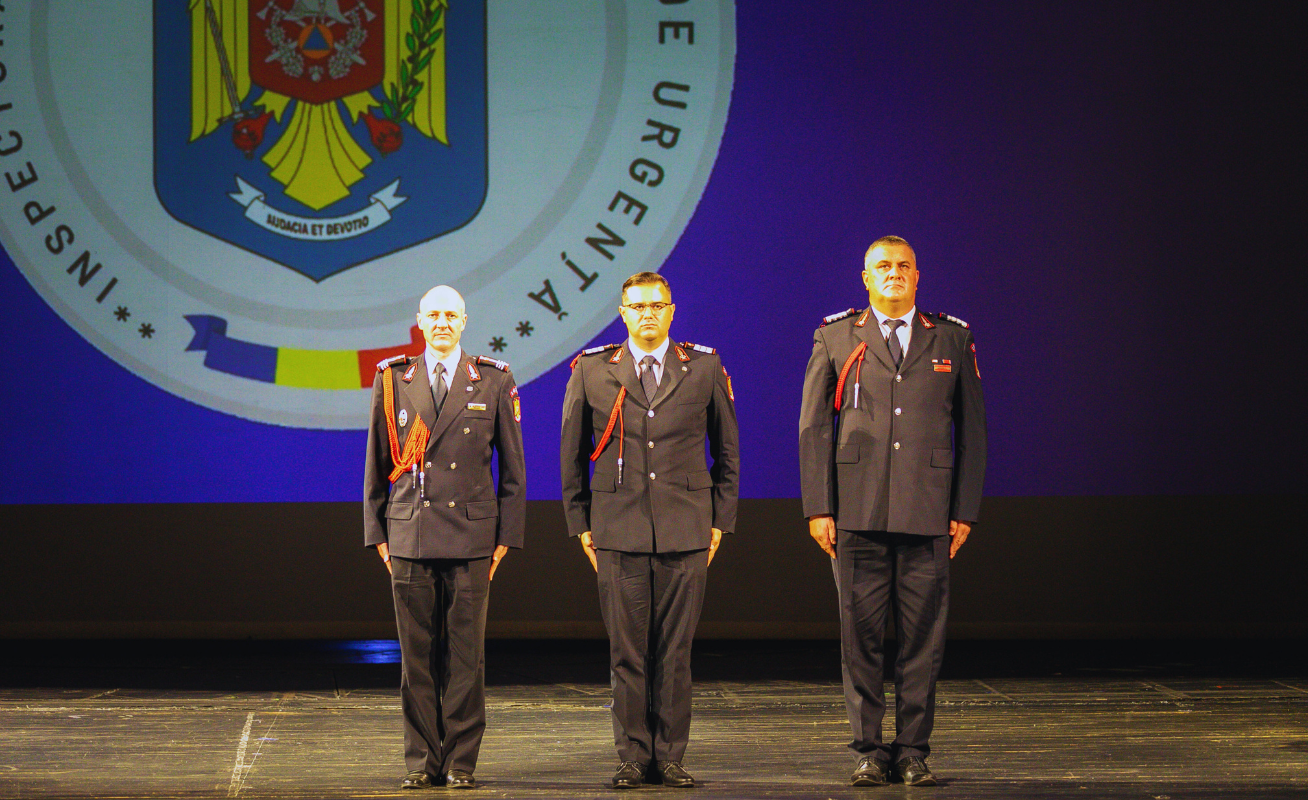 Premiați cu ocazia Zilei Pompierilor din România