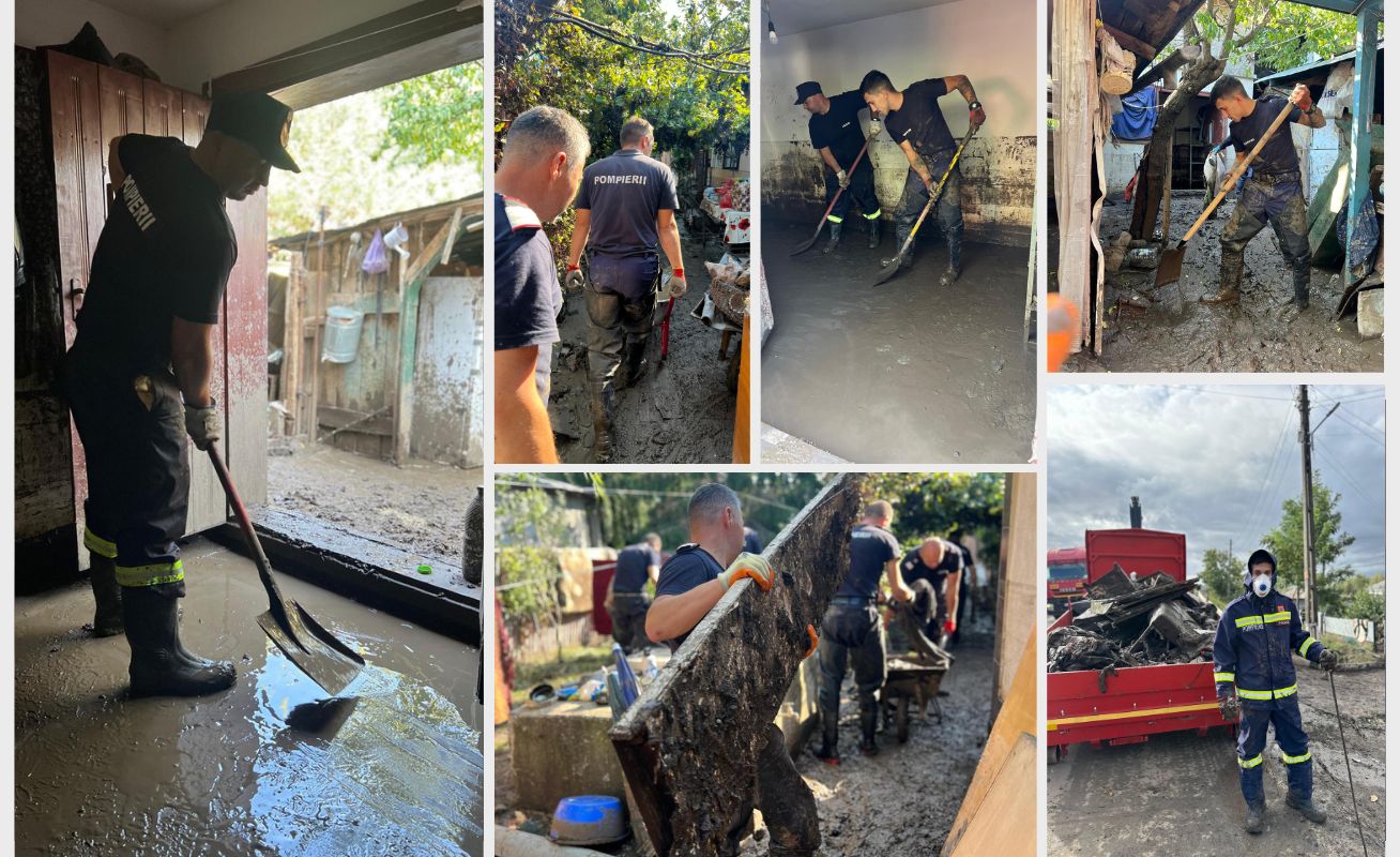 Înlocuirea efectivelor de pompieri din județul Galați