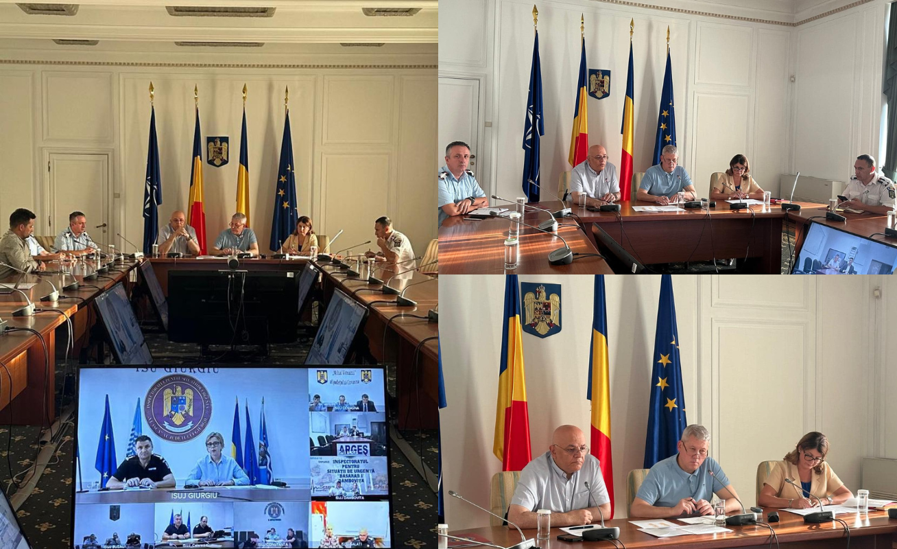 Cea de-a doua video-conferință la sediul MAI