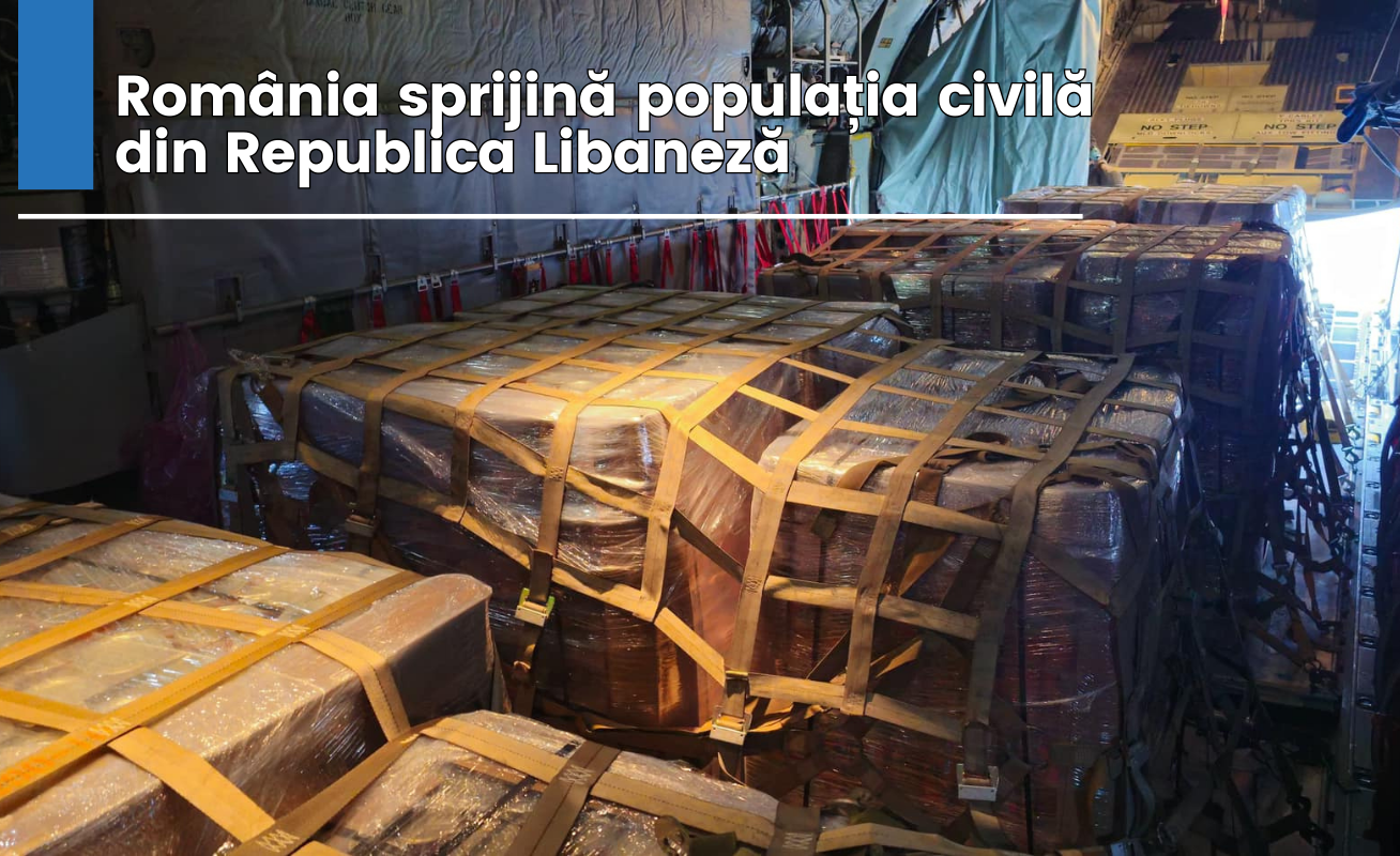 România sprijină populația civilă din Republica Libaneză