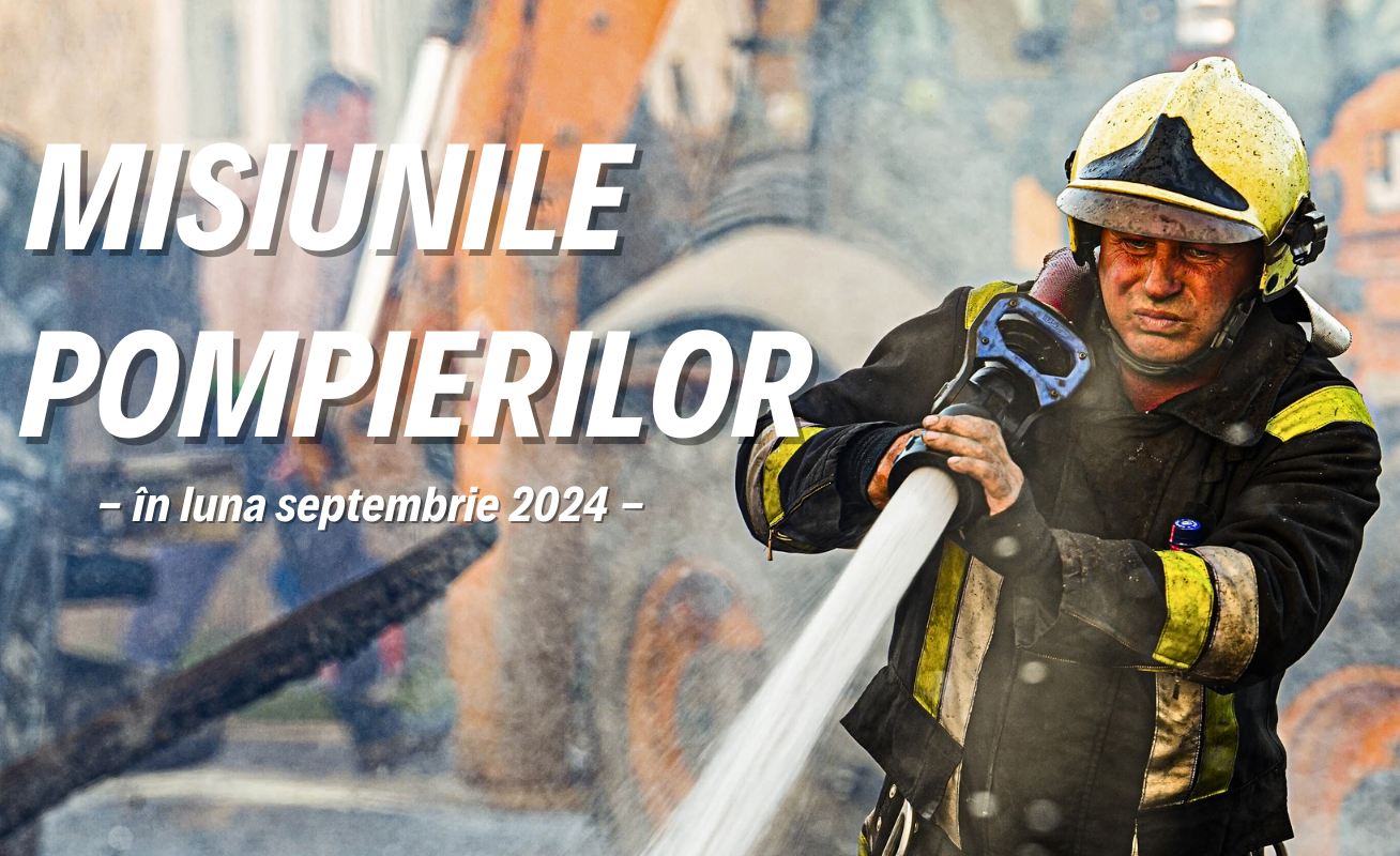 Bilanțul misiunilor derulate de salvatori în luna septembrie 2024