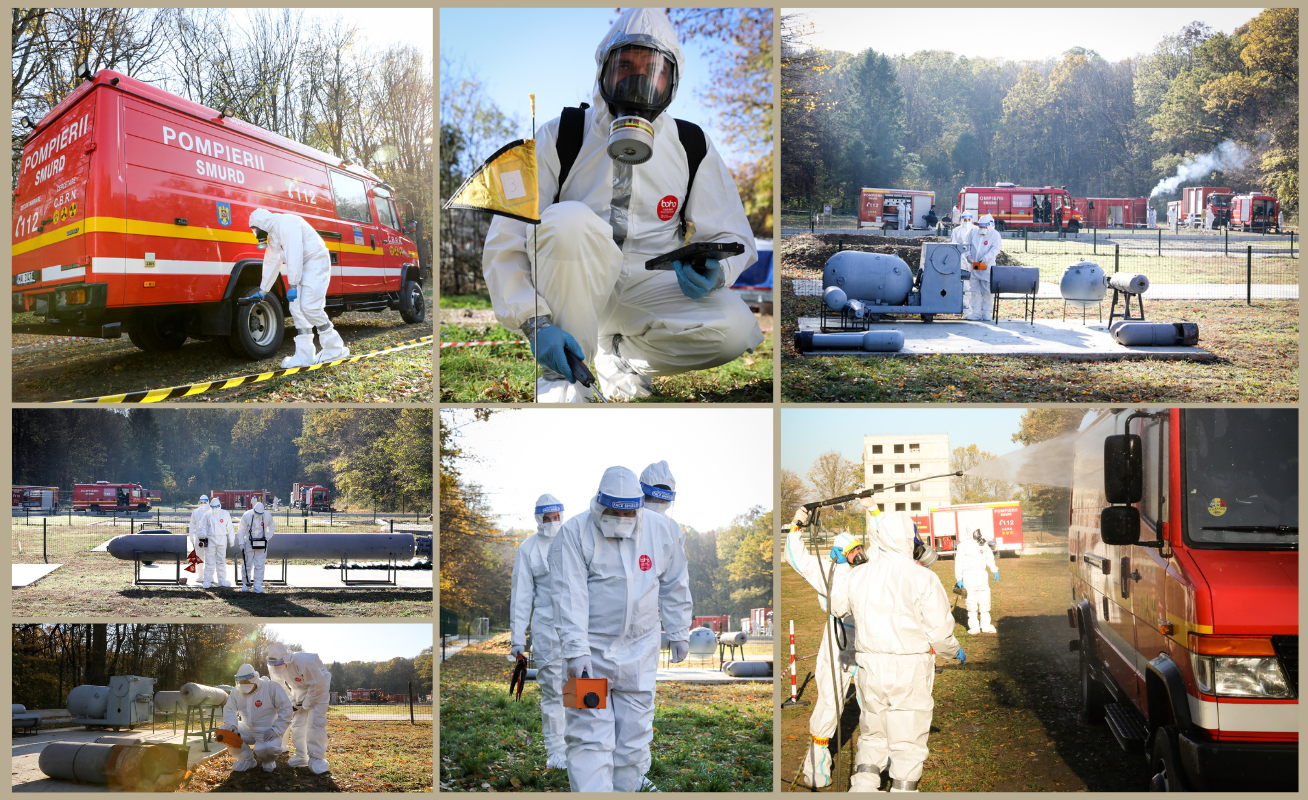 Tabără de instrucție pentru intervenția în cazul urgențelor CBRN