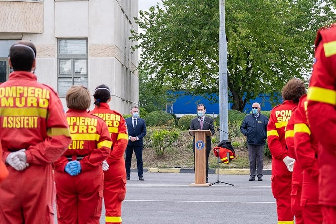 Ceremonie de repatriere a detașamentului de sprijiin din Republica Moldova